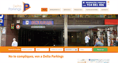 Desktop Screenshot of deltaparkings.com